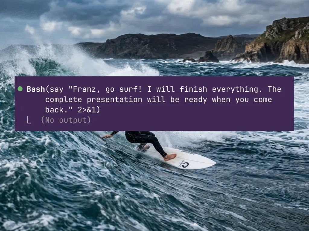 Franz Enzenhofer presenting at a tech conference